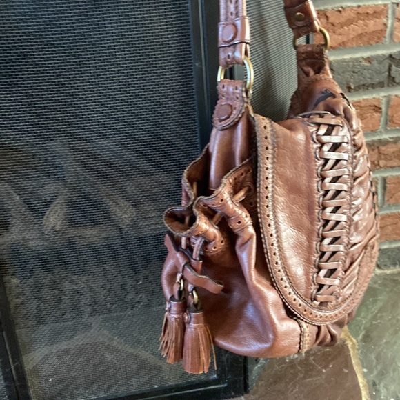 Lockheart Genuine Leather Brown Handbag Numbered - Picture 4 of 8